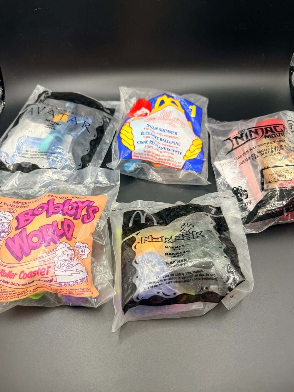 Lot of 5 Vintage McDonald's Happy Meal Toys Sealed